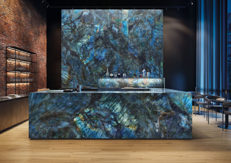 De marmerlooktegels van Cerriva passen perefect bij de hospitalitysector